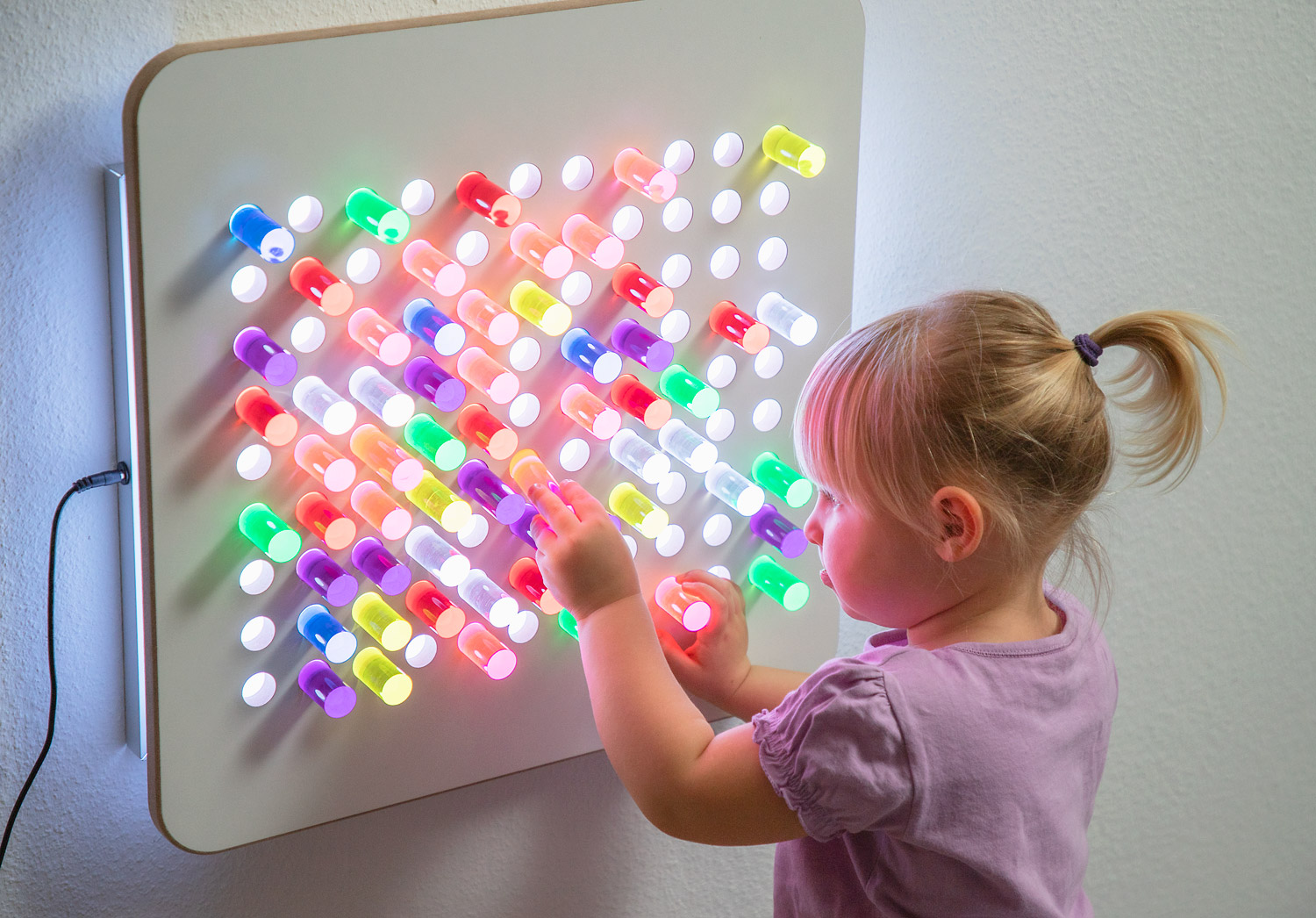 Regenbogen Steckbrett Wand und Tisch