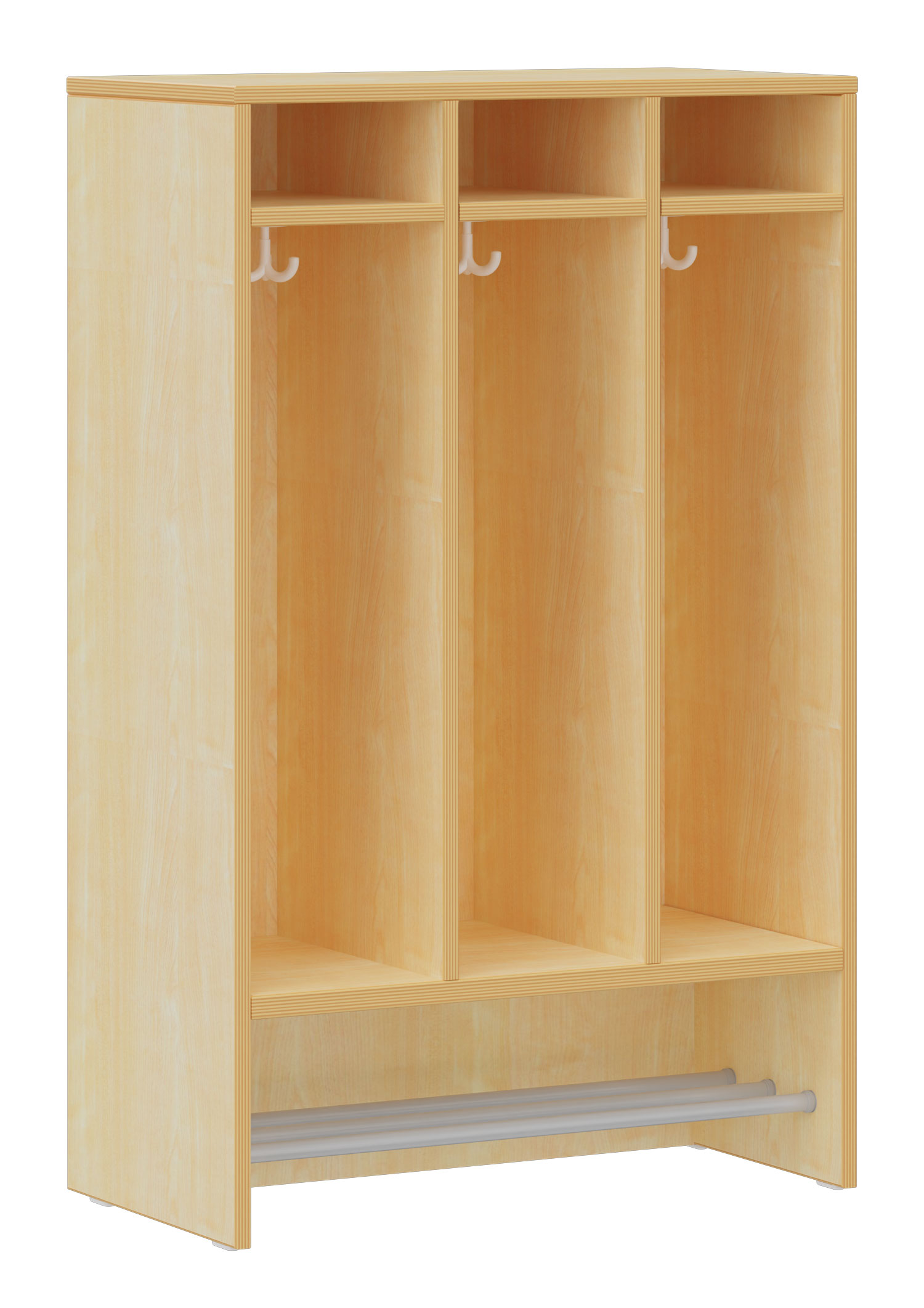 hej Schrankgarderobe D mit 22,6 cm Fachbreite Größe 1, 3 Schrankfächer