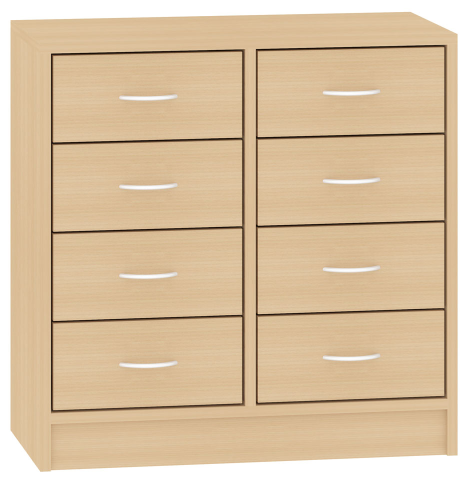 Schrank mit Schubkästen, Breite 77 cm