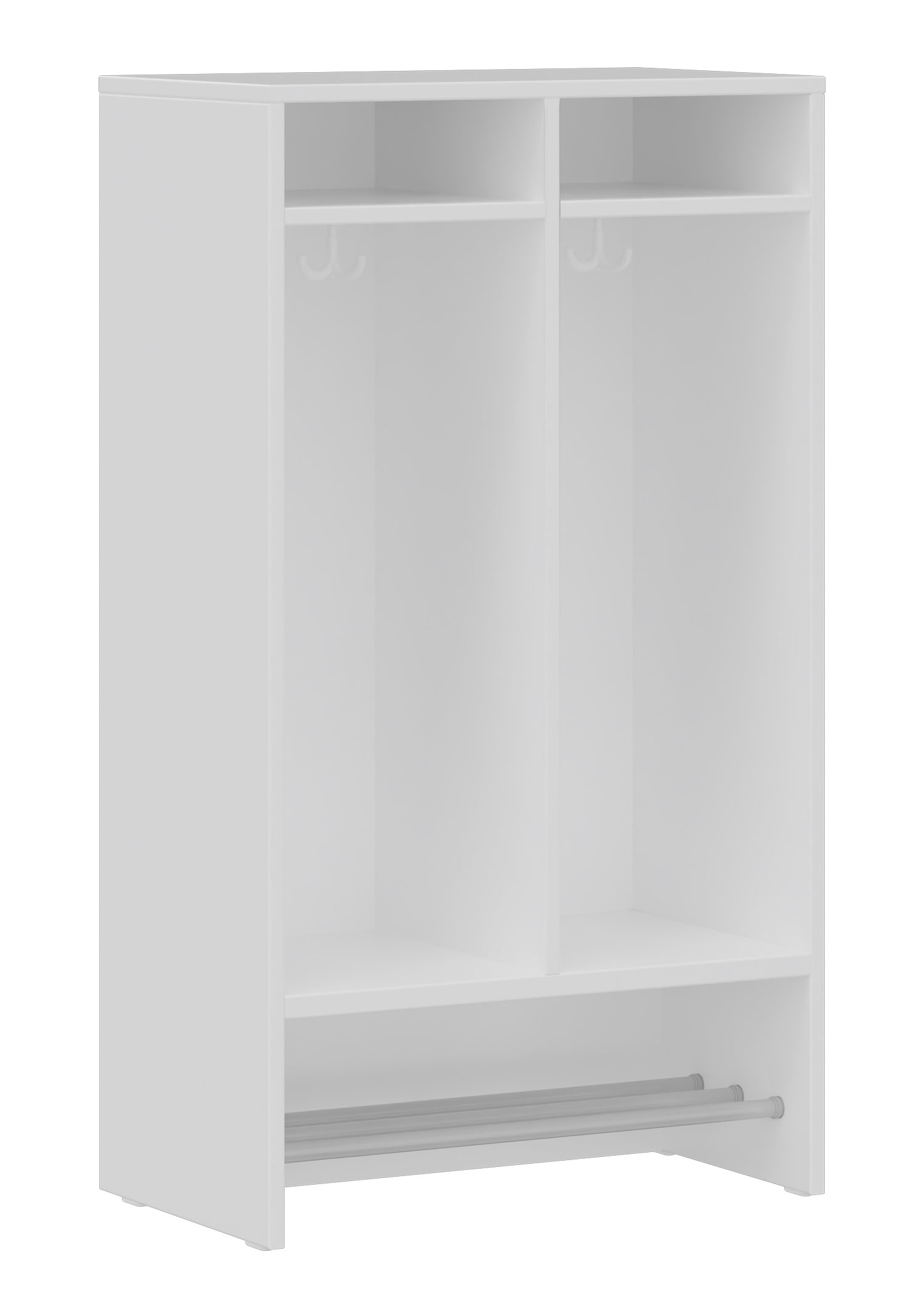 hej Schrankgarderobe D mit 30,8 cm Fachbreite Größe 1, 2 Schrankfächer