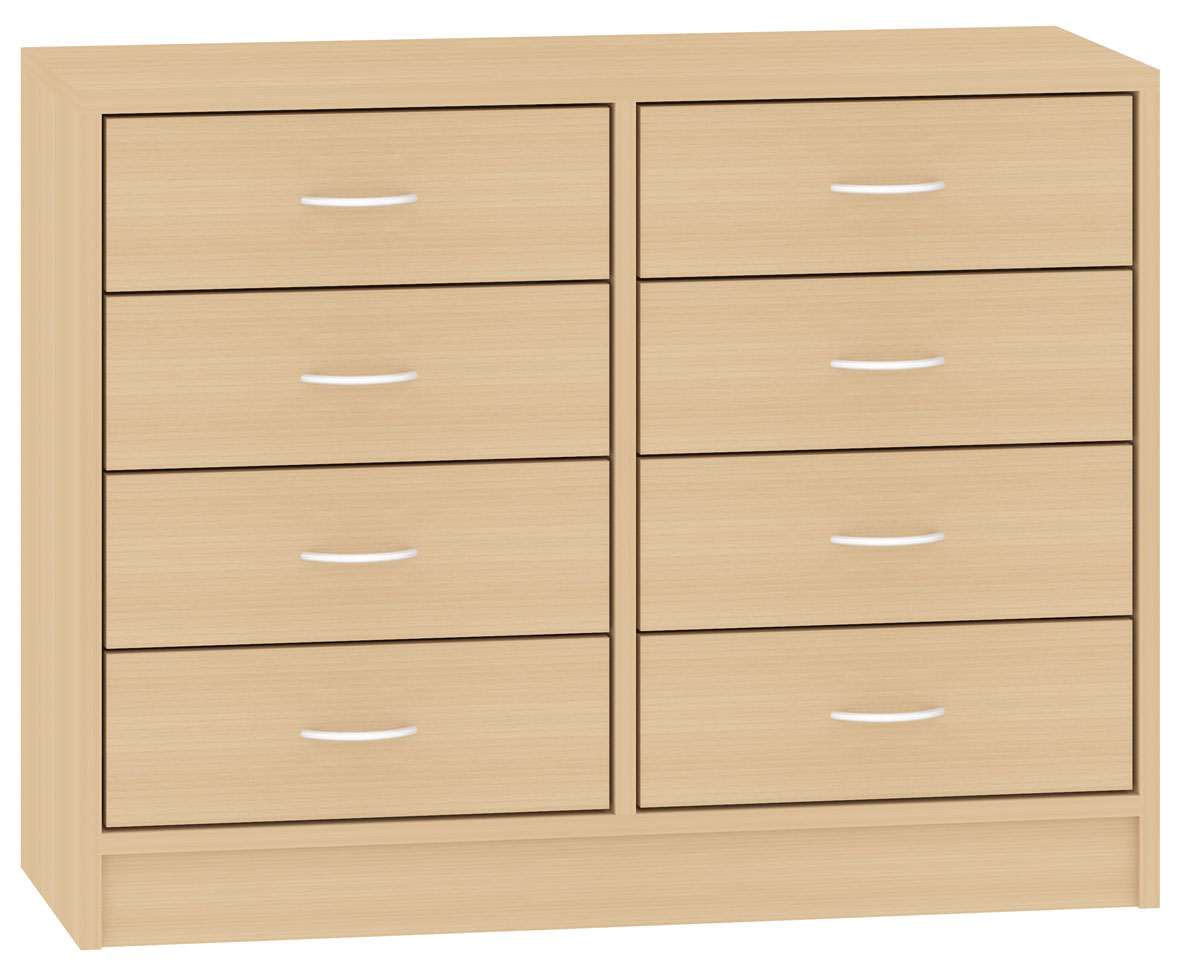 Schrank mit Schubkästen, Breite 100 cm